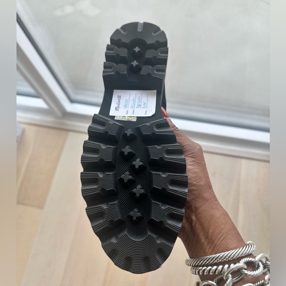 Madewell Black Lace Up Boots - Picture 5 of 8